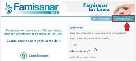 telfono eps famisanar famisanar citas|Famisanar EPS: Servicios en línea y teléfonos para。